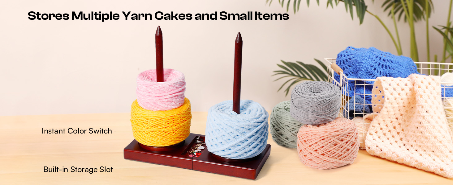 crochet yarn holder