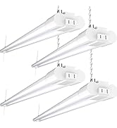 Sunco 10 Pack T8 LED 4FT Tube Light Bulbs Ballast Bypass Fluorescent Replacement, 5000K Daylight,...