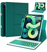 iPad Air 5th 4th Generation Case with Keyboard 10.9 inch,Pro 11 1st/2nd/3rd/4th,360° Rotatable Ca...
