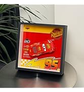 iLuane Display Wallboard for LEGO Speed Champion The Movie APXGP Team Race Car 77252 Toy Blocks, ...