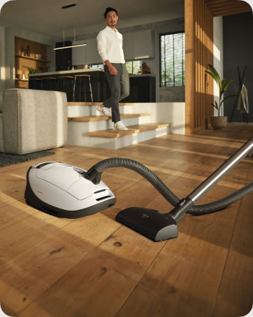 Miele Blizzard CX1 Pure Suction Bagless Canister Vacuum Cleaner, Graphite Grey