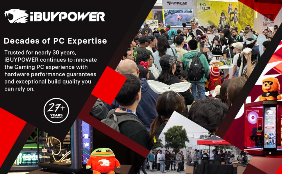 iBUYPOWER Gaming Desktop PC systems are hand assembled and tested in California before shipping out.