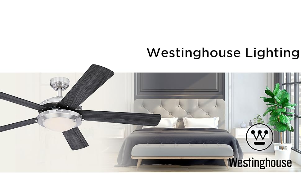 Transitional style indoor ceiling fan adds energy-efficient airflow and LED illumination.