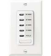 Intermatic T101M 24-Hour Mechanical Timer (Mechanism Only) - 120V SPST, Heavy-Duty, Manual Overri...