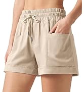 Willit Women Linen Pants Joggers Casual Lightweight Lounge Cotton Linen Travel Beach Summer Pants...