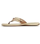 Sperry Women's Isla T-Bar Rope Sandal, Red, 5