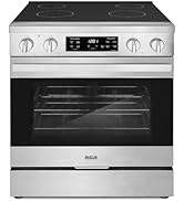 RCA R-RGH304SS 30 in. Heritage Collection 4.6 cu. ft. Gas Range with 4 Sealed Burners and Convect...
