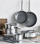 GreenPan, Apex Gold, PFAS-Free Ceramic Nonstick, Hybrid Stainless Steel