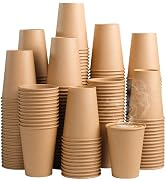 SIUQ 12 oz Coffee Cups - 150 Pack, Insulated Disposable Paper Cups 12 oz, Corrugated Ripple Wall ...