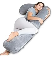 INSEN Pregnancy Pillow for Sleeping,Maternity Body Pillow for Pregnancy Women,Pregnancy Support P...