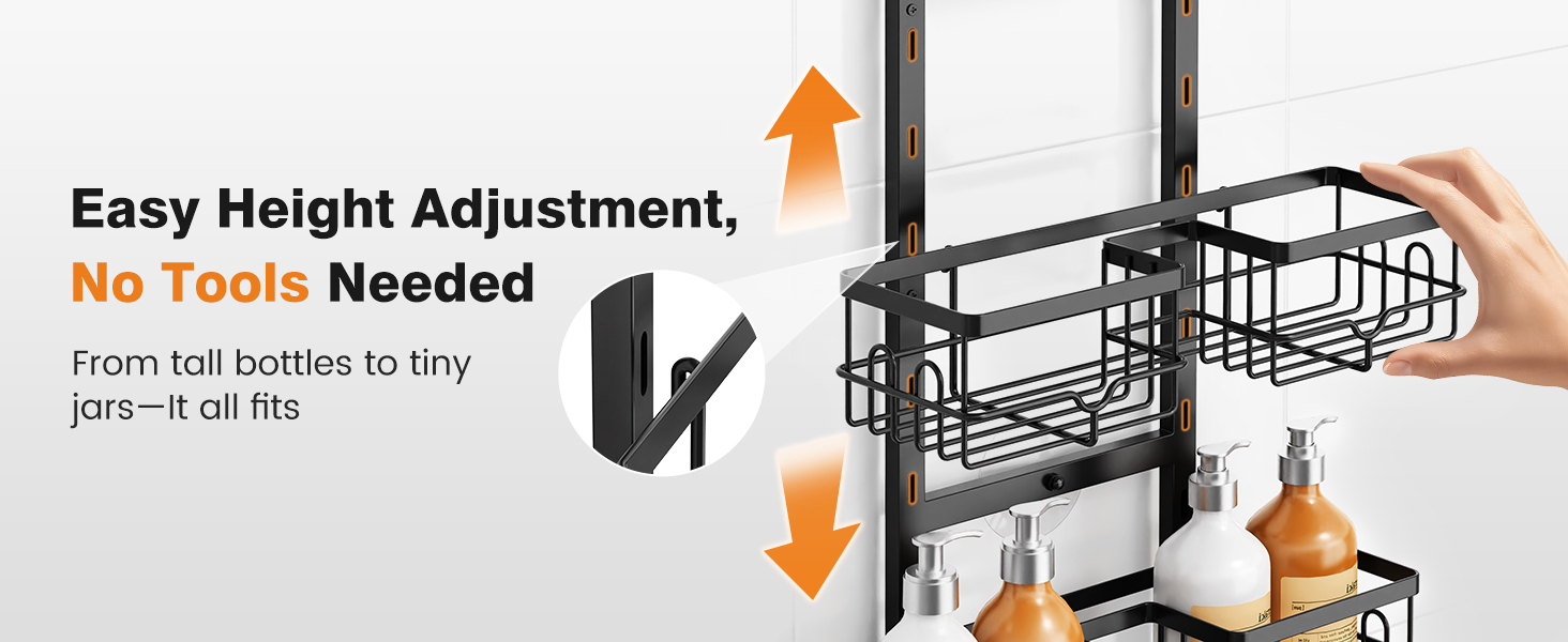 shower shelves
