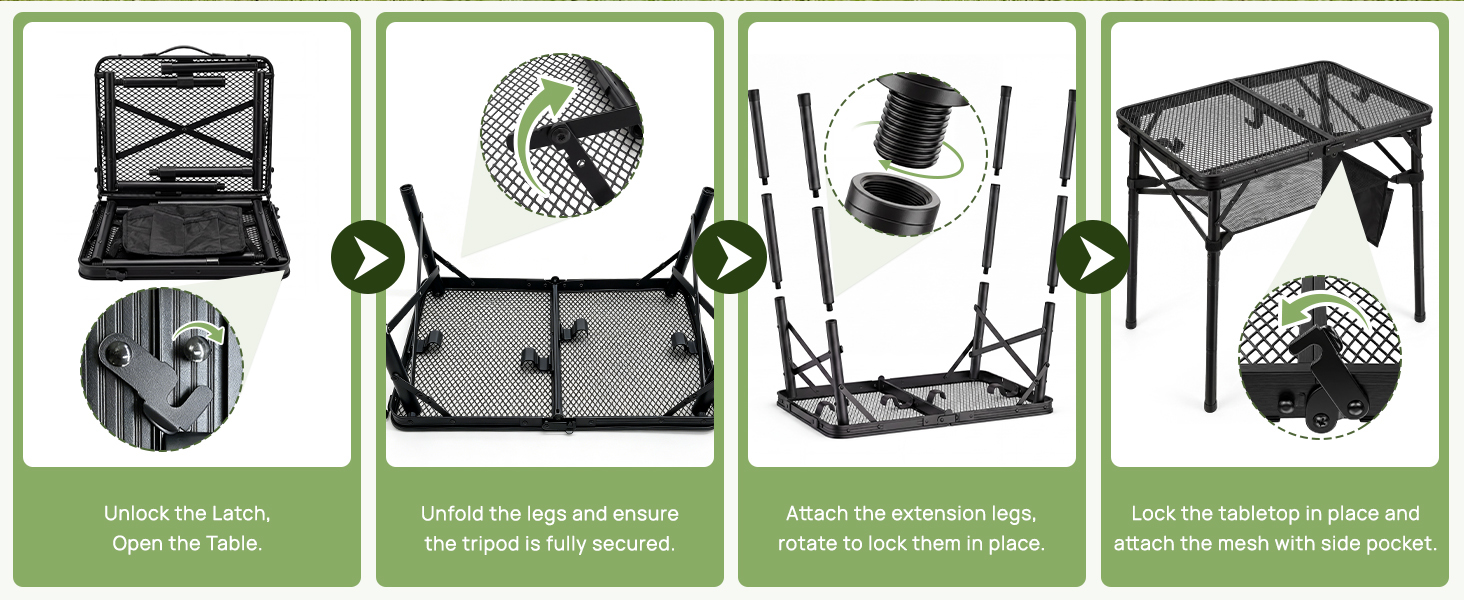 portable grill table