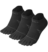 VWELL Merino Wool Toe Socks for Men and Women, Moisture Wicking Ankle Five Finger socks Athletic ...