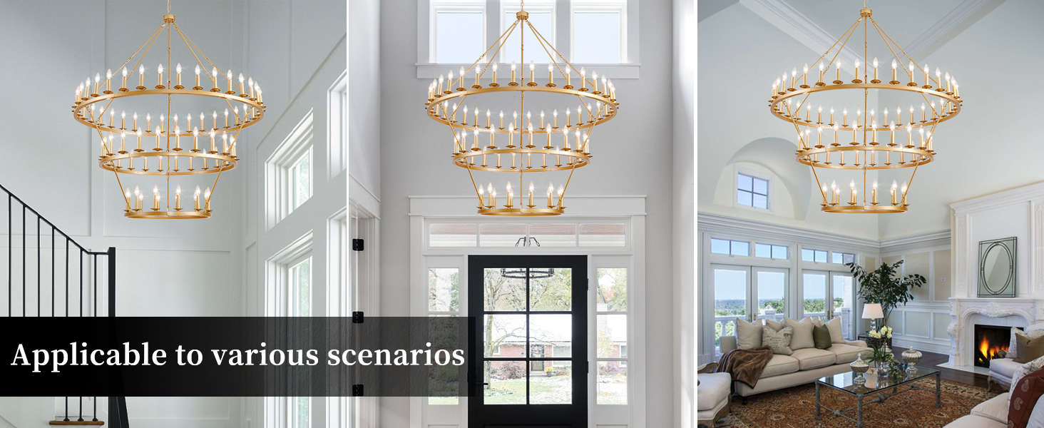 foyer chandeliers for high ceilings