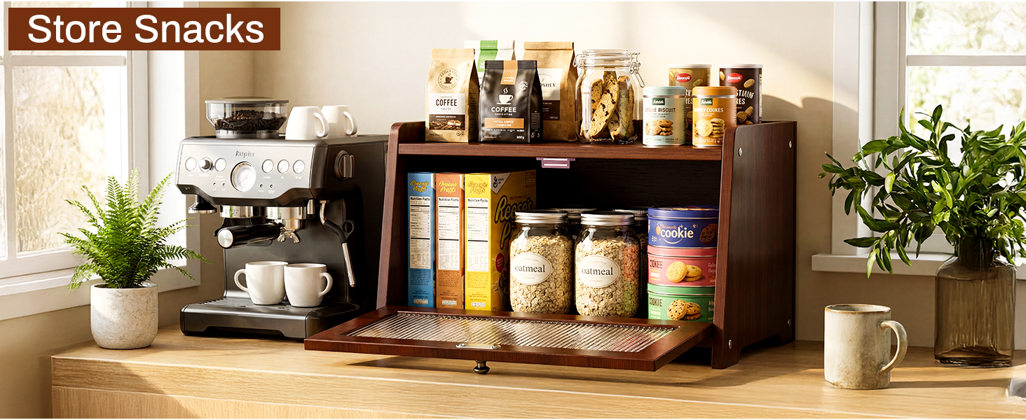 bread boxes for kitchen counter