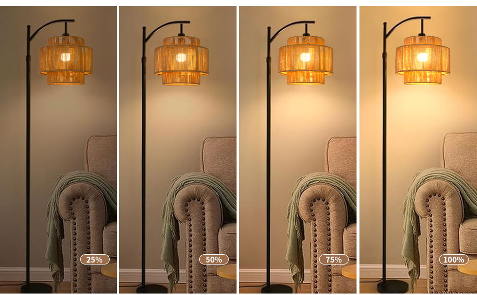 farmhouse floor lamps boho