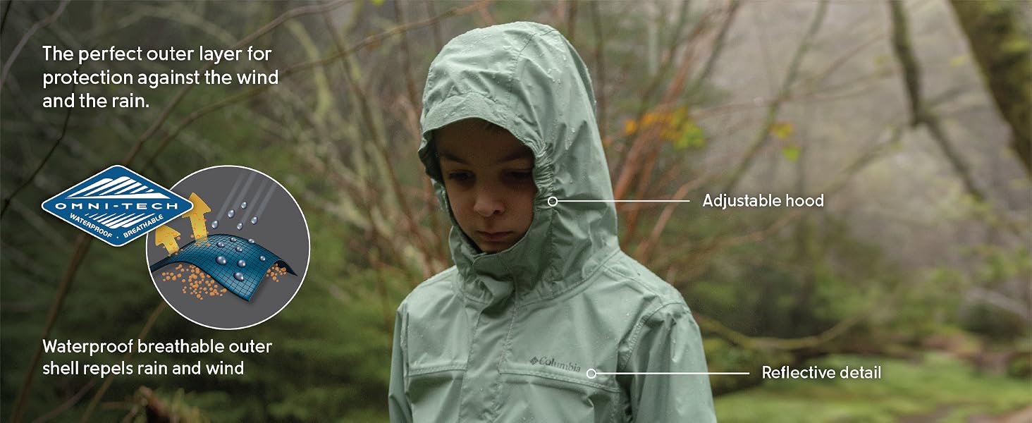 Boys Youth Rain Jackets
