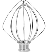 Wire Whip Attachment for KitchenAid 5-6 Quart Bowl-Lift Stand Mixers, K5AWW Wire Whisk Replacemen...