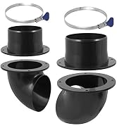 Fulton 4 inch to 2 1/2 inch Reducer Fitting for Dust Collection Hose to Hose Connections and 4 In...