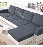 VANSOFY Recliner Couch Covers 8-Pieces, Stretch Zebra Stripe Recliner Sofa Covers Washable Soft F...