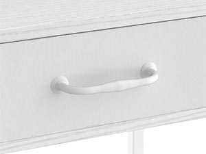 Tall Printer Stand with Fabric Drawer
