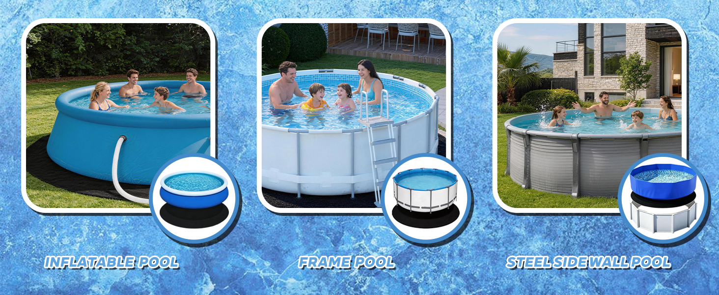 12ft pool ground pad
