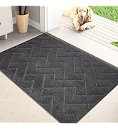 PURRUGS Machine Washable Kitchen Rug Set of 2, Non-Slip/Skid Kitchen Runner Rugs & Floor Mats, Su...