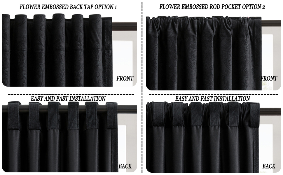 blackout curtains