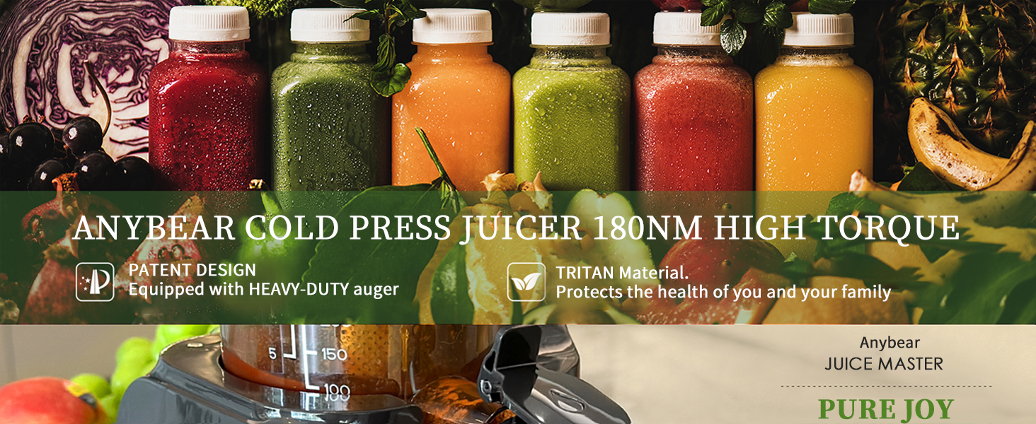 anybear slow juicer juice master