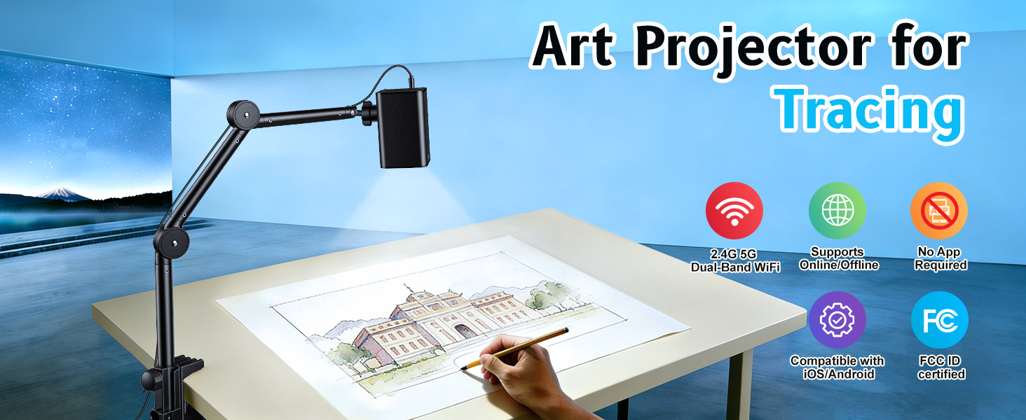 Art Projector for Tracing