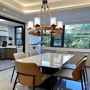 bedroom Wagon Wheel Chandelier