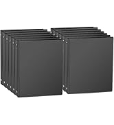 CIXILDTS 1-inch Round Ring Binder, Standard 3 Ring Binder Fit Letter Size Paper, Presentation Vie...