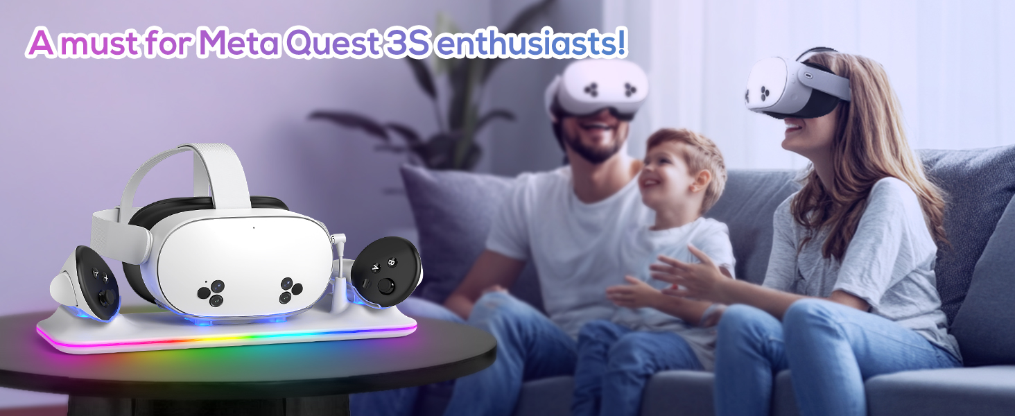 meta quest 3s charger dock