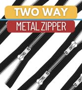 Gold Heavy Duty Metal Zipper #10 Separating Zipper for Jackets Sewing Coats Upholstery Clothing