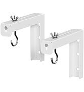 PUTORSEN Universal Projector Screen Ceiling Mount L-Brackets, Wall Hanging Mount 12 inch Adjustab...