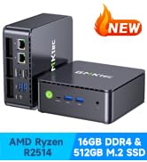 gmktec g3 pro mini pc intel core i3 10110u 16gb ddr4 512gb ssd desktop office personal computer