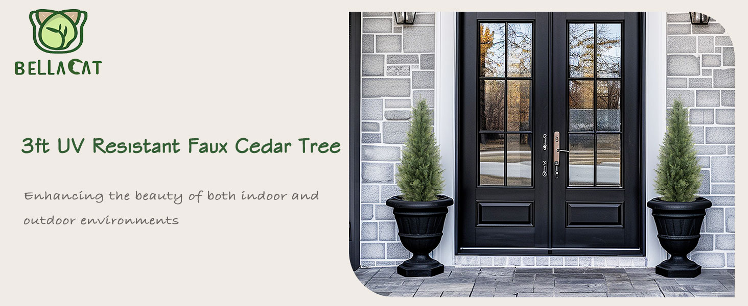 Cedar Topiary Trees Artificial Outdoor