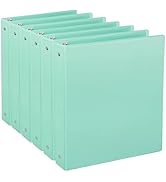 CIXILDTS 3 Ring Binders, Standard Round Ring Binder Fit Letter Size Paper, Presentation 1-Inch Bi...