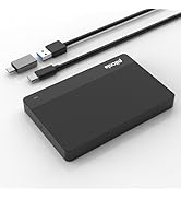Plicnla Portable External Hard Drive 500GB,USB 3.0 USB-C Storage Expansion for PC, Mac, Desktop, ...