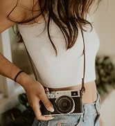Camera Strap Leather for DSLR&SLR Adjustable Camera Hand Strap, Modern Design Multifunctional Cro...