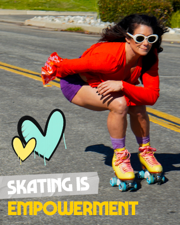 Moxi Lolly Roller Skate - Fashionable Womens Quad Roller Skate