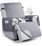 VANSOFY Recliner Covers, 3-Pieces Stretch Reclining Couch Covers with Pockets Reclining Couch Sli...
