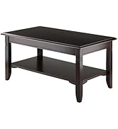 Winsome Wood Concord Occasional Table, Antique Walnut