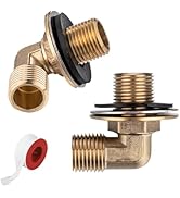 Phivan Commercial Sink Faucet Parts Brass Coupling Flanges 1/2 NPT Female Adjustable Eccentric In...