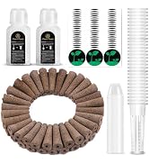 Growell 240 Pcs Hydroponic Pods Kit, 120 Pcs Grow Sponges with 120 Pcs Pod Labels Compatible with...