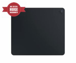 Razer Atlas Tempered Glass Gaming Mouse Mat: Ultra-Smooth Micro-Etched Surface - Dirt and Scratch-Resistant - Anti-Slip Base - Quiet Mouse Movements - Black