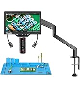TOMLOV Autofocus Digital Microscope TM3K-AF Flex: 3K Flex Arm HDMI Soldering Microscope for Adult...