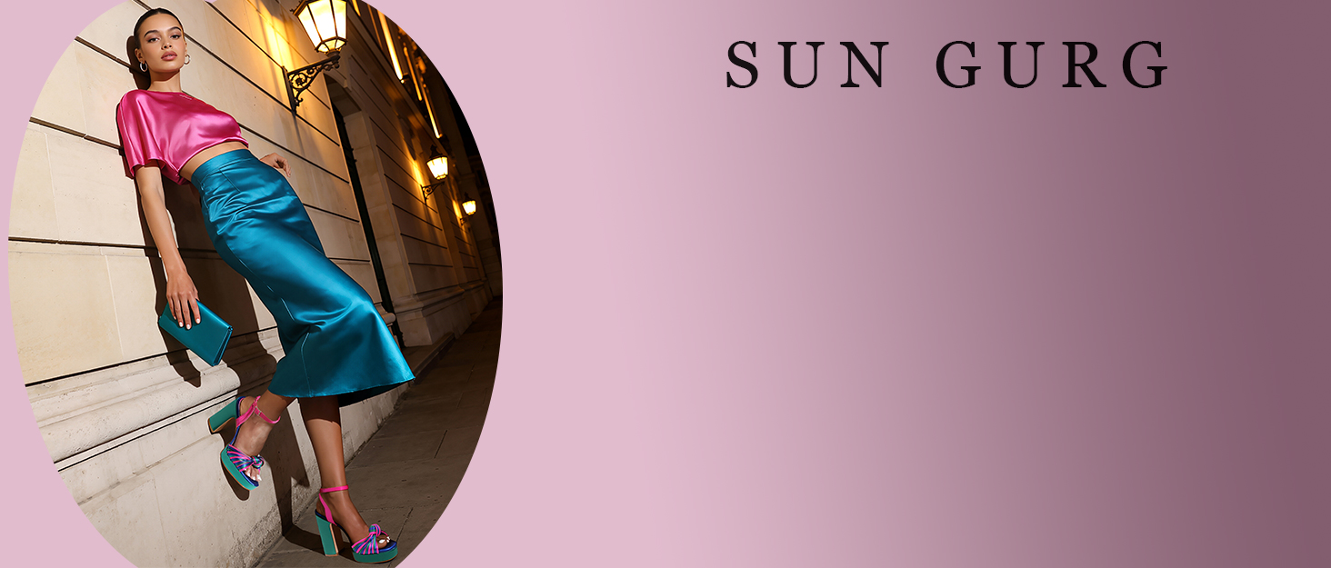 sun gurg platform heels for women
