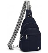 Fiiuos Anti Theft Sling Bag for Men & Women, Lightweight Puffer RFID Crossbody Bag for Travel, Co...
