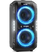 W-KING Bluetooth Speaker- 100W Peak 60W RMS Deep Bass, IPX6 Portable Waterproof Loud Bluetooth Sp...